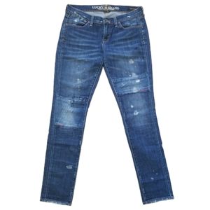 Lucky Legend Zoe Skinny Patriotic Distressed Jeans